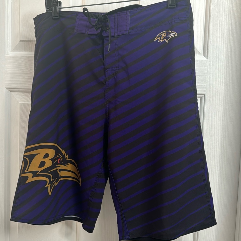 Baltimore Ravens Swim Trunks